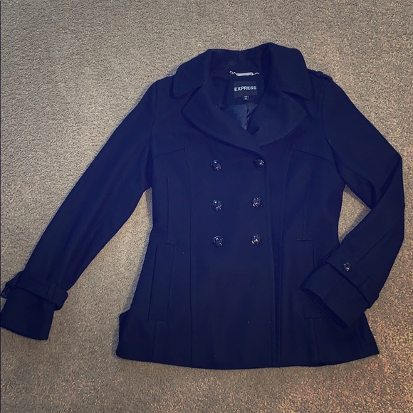 Express Jackets & Blazers - Navy Express pea coat